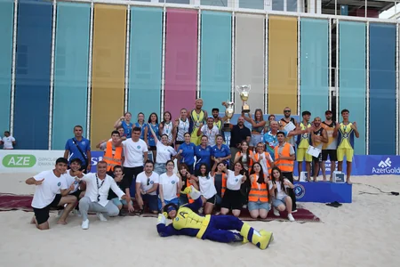 Çimərlik voleybolu üzrə Azərbaycan çempionatının mükafatçıları müəyyənləşib