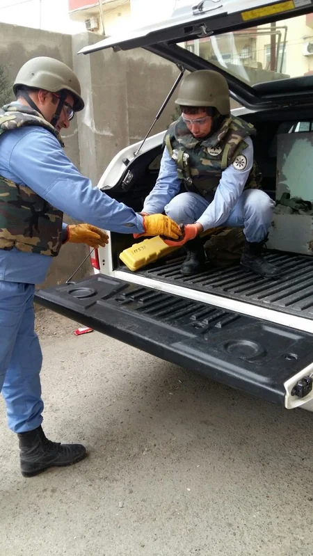 Sumqayıtda 2 qumbara tapılıb