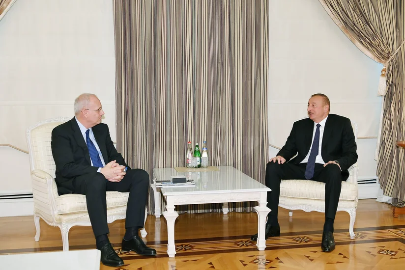 President Ilham Aliyev receives president of International Astronautical Federation