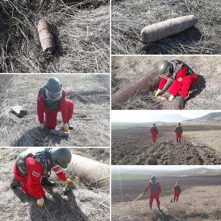 Qazaxda iki ədəd top mərmisi tapılıb