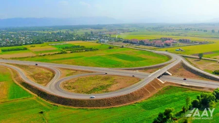 Bakı-Qazax yolunun 130 km-lik hissəsinin genişləndirilməsi yekunlaşmaqdadır