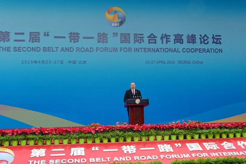 Президент Азербайджана принимает участие на II форуме сотрудничества Один пояс, один путь в Пекине