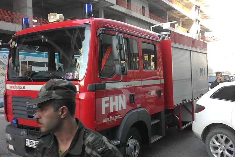 ​Bakının mərkəzində kafedə yanğın olub