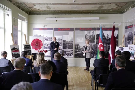 Latviyada 20 Yanvar faciəsi anılıb