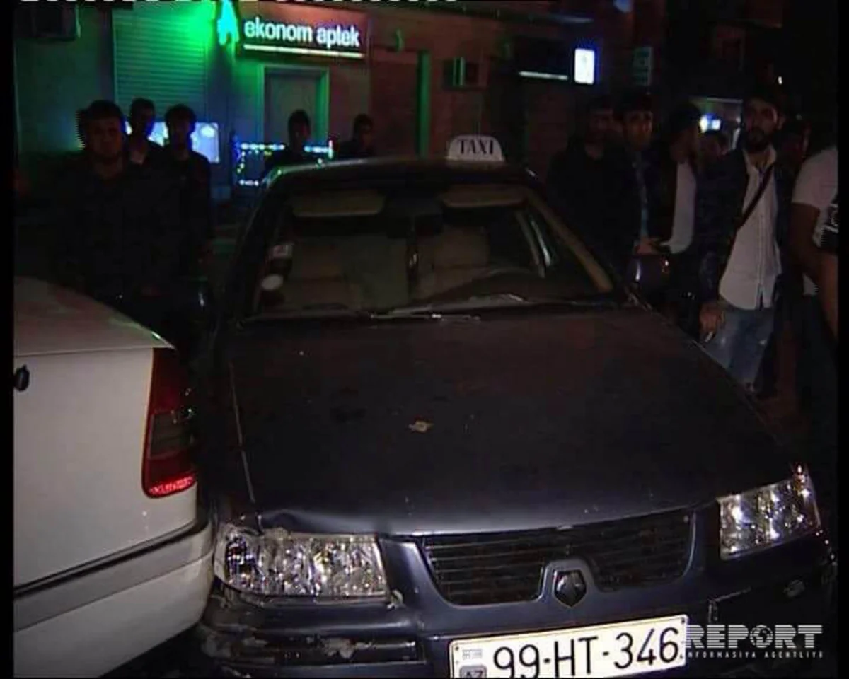 Bakıda sərxoş sürücü zəncirvari yol qəzası törədib - FOTO