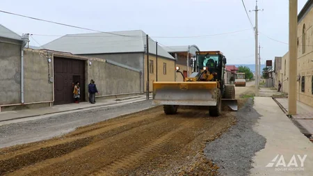 Şəmkirdə kəndlərarası avtomobil yolu layihəsinin icrasına başlanılıb