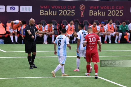 Bakıda keçirilən dünya çempionatında Çexiya Argentinanı məğlub edib