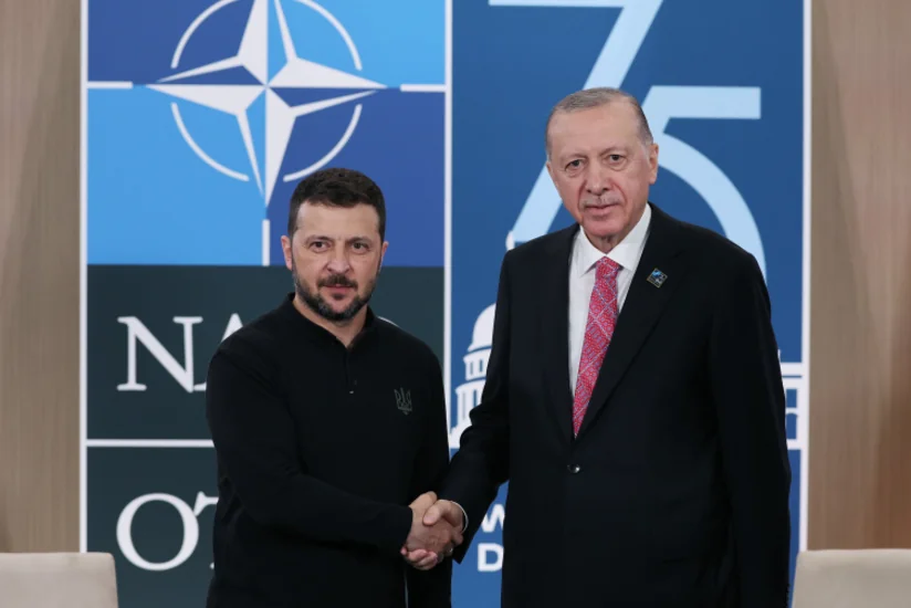 Ərdoğan Zelenski ilə taxıl müqaviləsinin bərpasını müzakirə edib