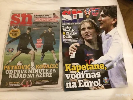 Azərbaycanla futbol oyununun anonsu, füsunkar Zaqrebdən  - REPORTAJ