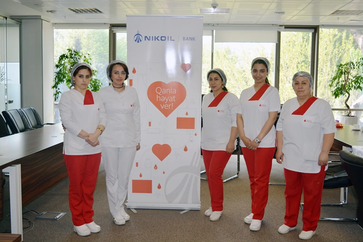 Сотрудники Nikoil Bank сдали кровь