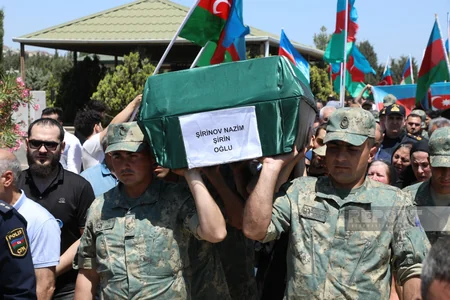 Birinci Qarabağ müharibəsində itkin düşmüş, 31 il sonra meyit qalıqları tapılmış şəhid dəfn olunub
