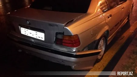 Bakıda BMW markalı avtomobillər toqquşdu