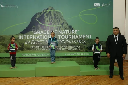 Naxçıvanda bədii gimnastika üzrə beynəlxalq turnir keçirilib