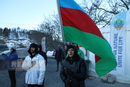Акция на дороге Ханкенди-Лачын продолжается уже 67 дней