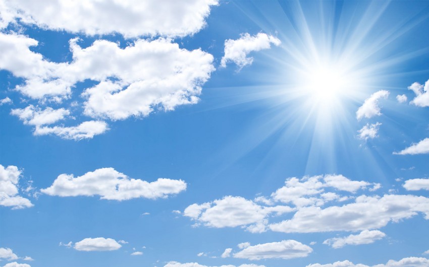 Azərbaycan rayonlarında havanın temperaturu 32 dərəcəyə yüksələcək