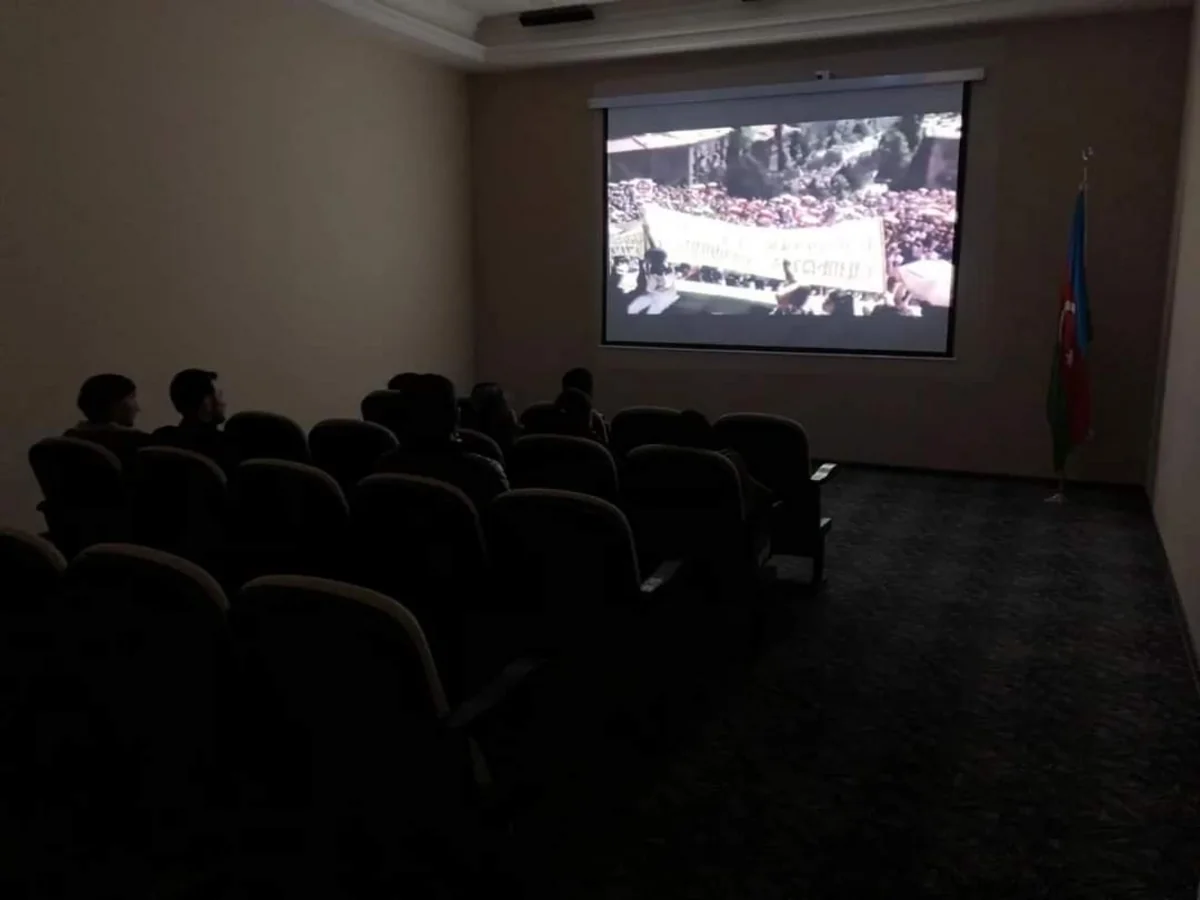 Sabirabadda Sonsuz dəhliz sənədli filmi nümayiş olunub 