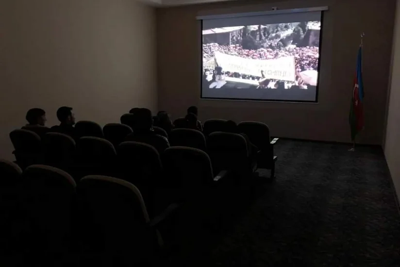 Sabirabadda Sonsuz dəhliz sənədli filmi nümayiş olunub 