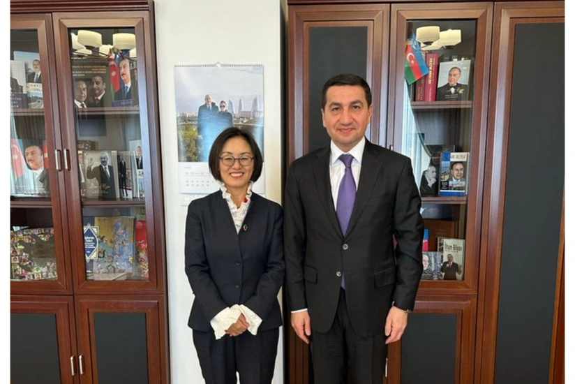 Hikmat Hajiyev discusses development of cooperation with UN official