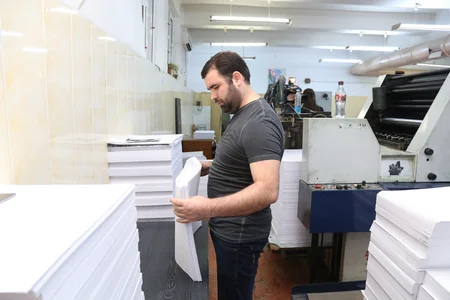 Milli Məclisə seçkilərlə bağlı səsvermə bülletenlərinin çapına başlanılıb - FOTOLAR