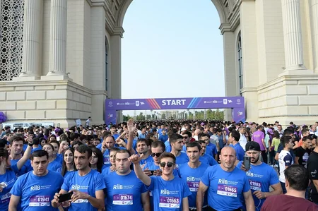 Heydər Əliyev Fondunun təşəbbüsü ilə keçirilən “Gəncə Marafonu - 2017” maraqlı anlarla yadda qalıb