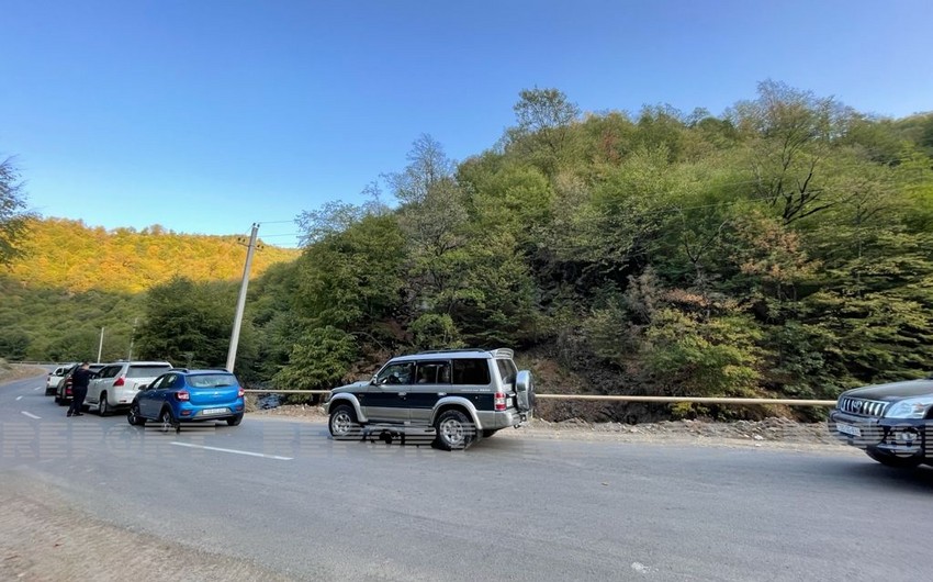 Bir qrup Kəlbəcər sakini doğma şəhərində olub