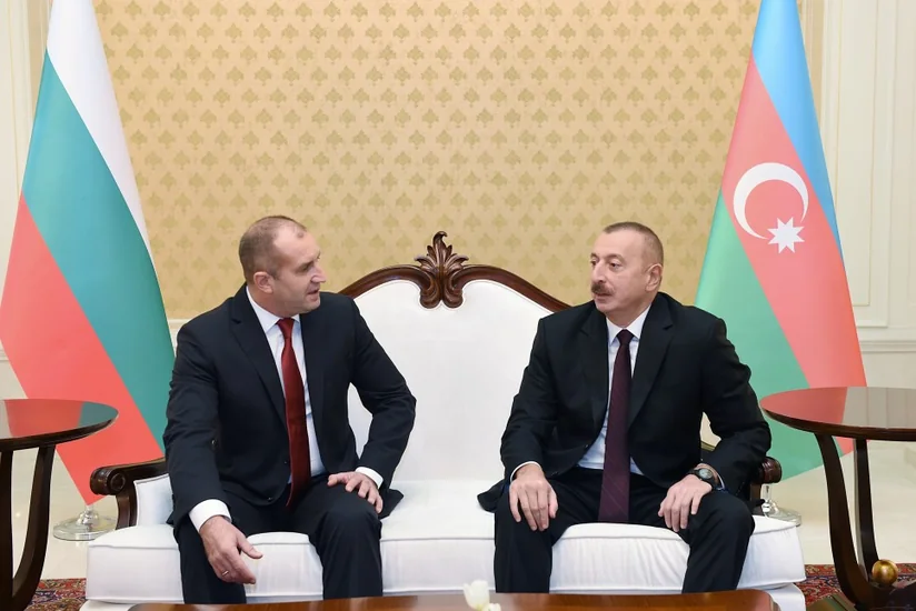 President Ilham Aliyev, first lady Mehriban Aliyeva met with Bulgarian President and his wife