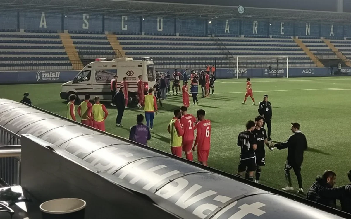 Səbailin oyun vaxtı huşunu itirən futbolçusunun son durumu açıqlanıb