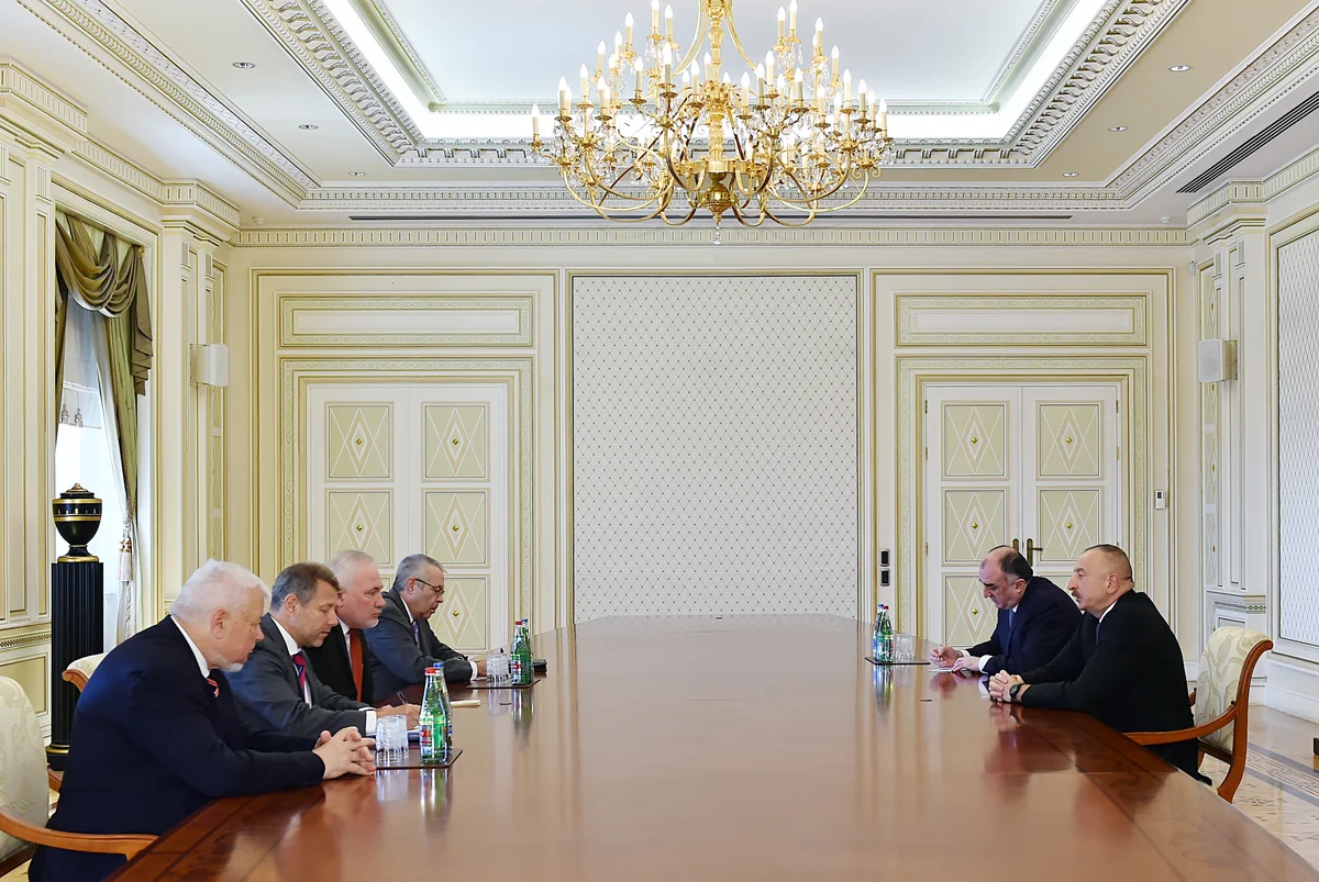 President Ilham Aliyev receives OSCE Minsk Group co-chairs