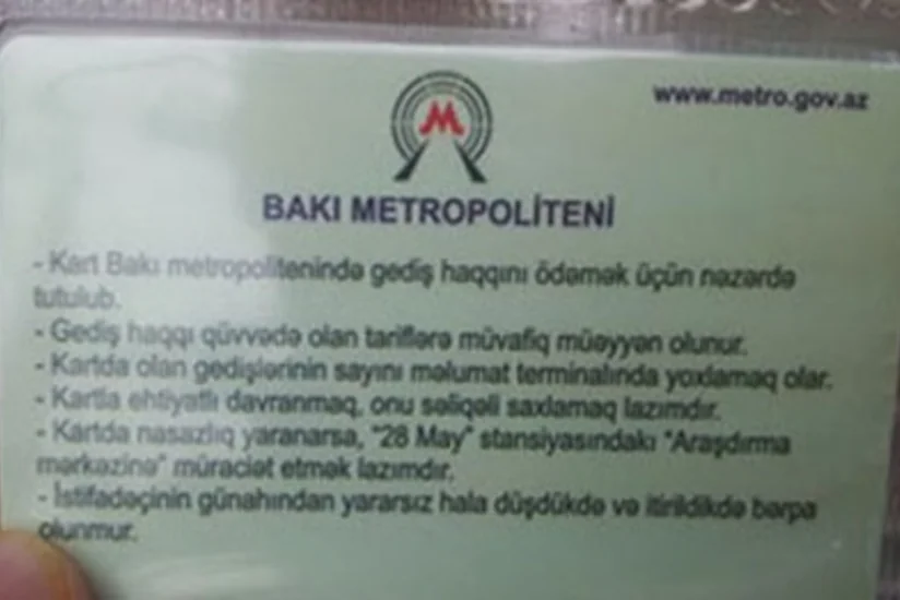 Bakıda metrokartların istifadəsi ilə bağlı yaranmış problemə aydınlıq gətirilib - YENİLƏNİB
