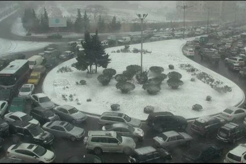 Snowy weather causes delays in public transport