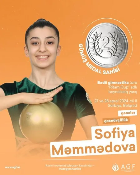 Azərbaycanın iki gimnastı Serbiyada beş medal qazanıb