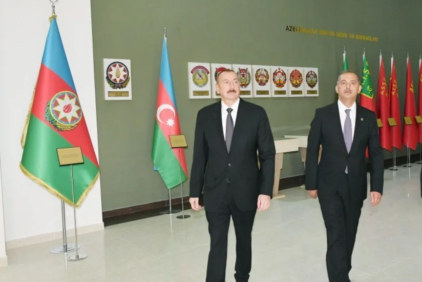 President Ilham Aliyev inaugurates Flag Museum in Imishli