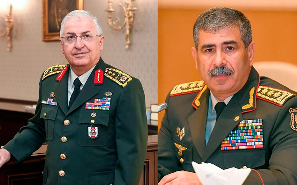 Azerbaijani and Turkish defense ministers hold phone conversation