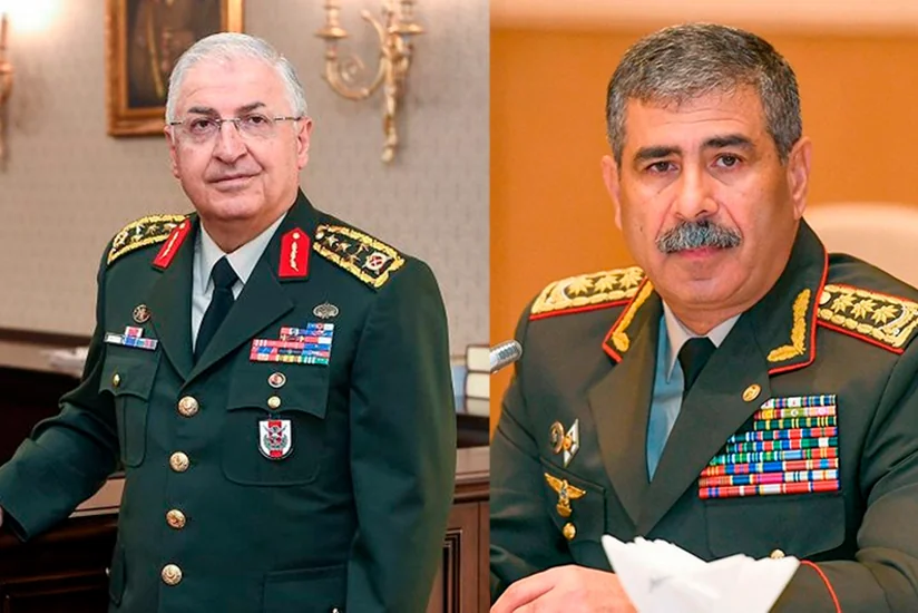 Azerbaijani and Turkish defense ministers hold phone conversation