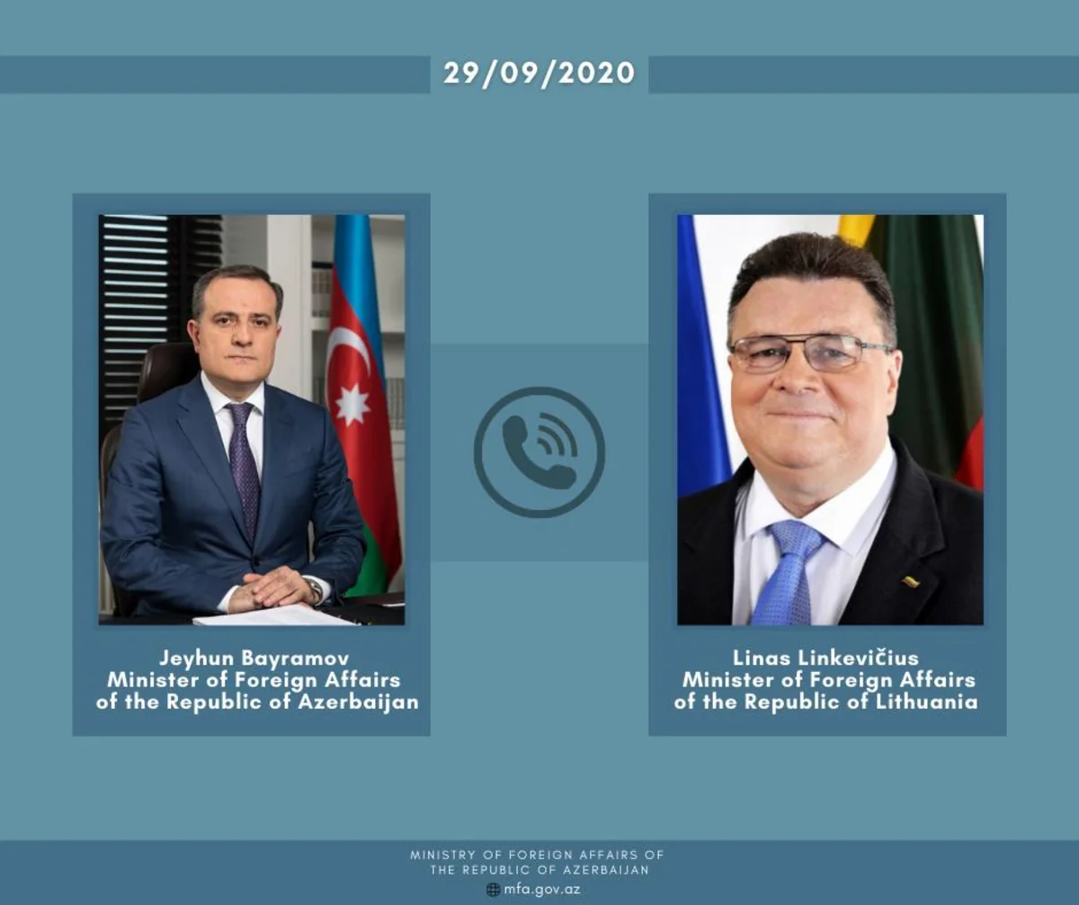 Azerbaijani FM discuss Karabakh with his Lithuanian counterpart