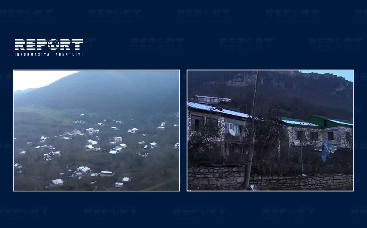 Müdafiə Nazirliyi Xocavəndin Böyük Tağlar kəndinin görüntülərini yaydı