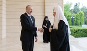 President of Azerbaijan Ilham Aliyev meets with Patriarch Kirill of Moscow and All Russia
