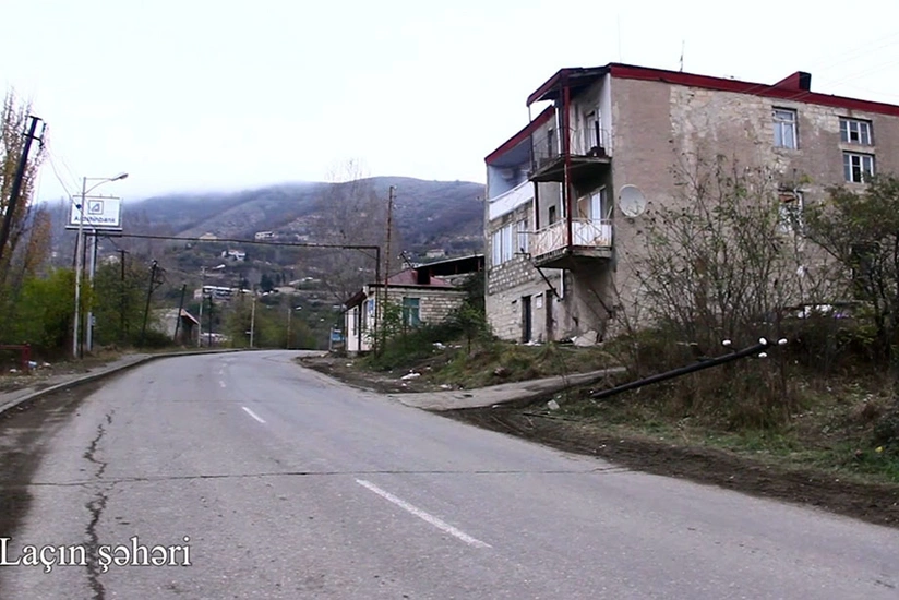 Footage of Lachin city