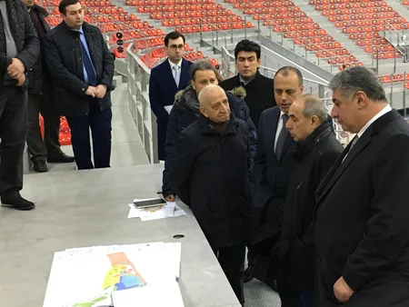 Təşkilat Komitəsi Ümumdünya Şahmat Olimpiadasının keçiriləcəyi məkanda olub