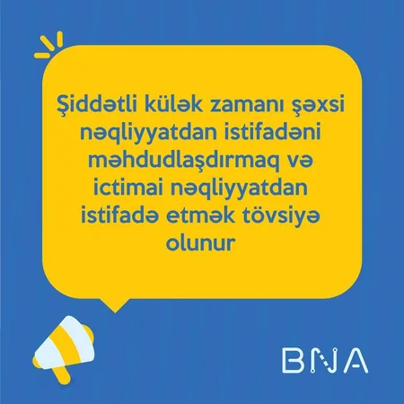 Bakı Nəqliyyat Agentliyi yol hərəkətı iştirakçılarına müraciət edib