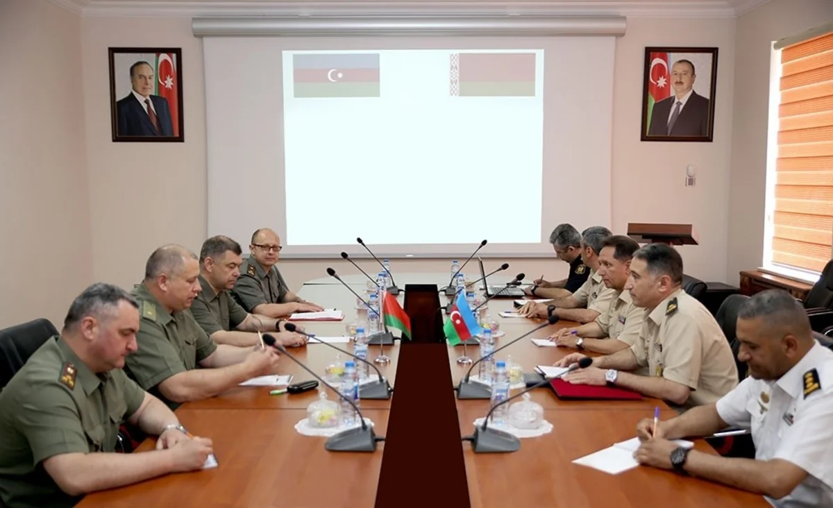 Bakıda Azərbaycan və Belarus generalları arasında görüş keçirilib