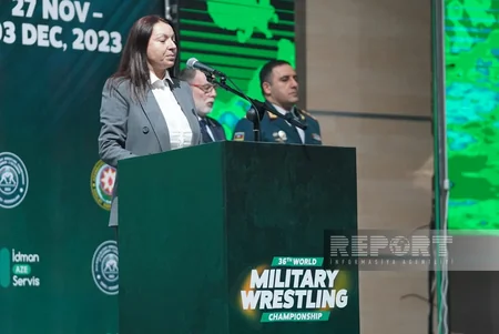 Bakıda hərbçilər arasında güləş üzrə 36-cı dünya çempionatının açılış mərasimi keçirilib