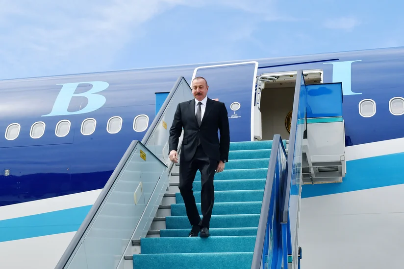Azerbaijani President addresses opening of Rize-Artvin Airport 
