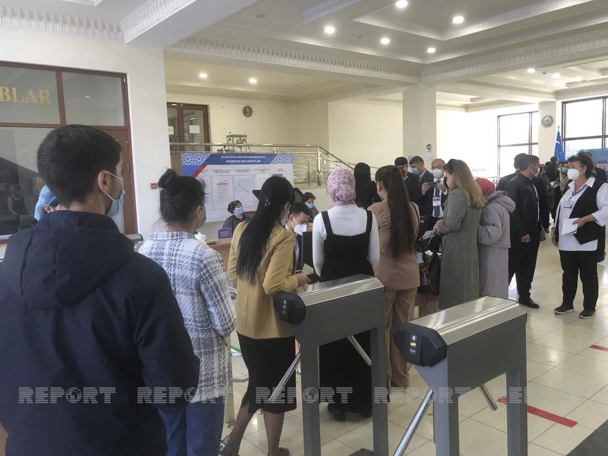 Özbəkistanda prezident seçkilərində seçici fəallığı müşahidə olunur