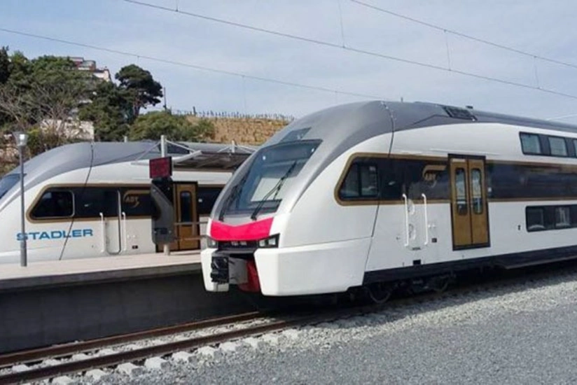 Sumqayıt-Bakı elektrik qatarının fəaliyyətində problem yaranıb - FOTO