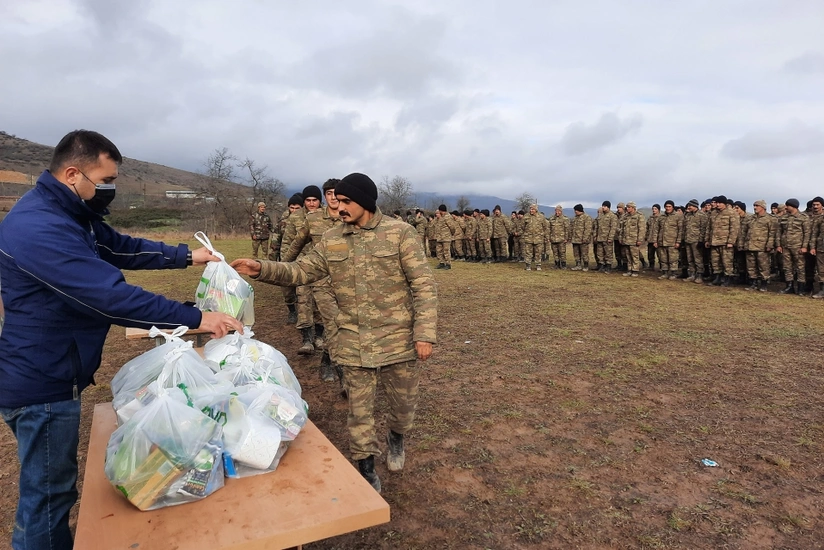 Mehriban Əliyevanın təşəbbüsü ilə hərbçilərimizə dəstək aksiyasına başlanıldı