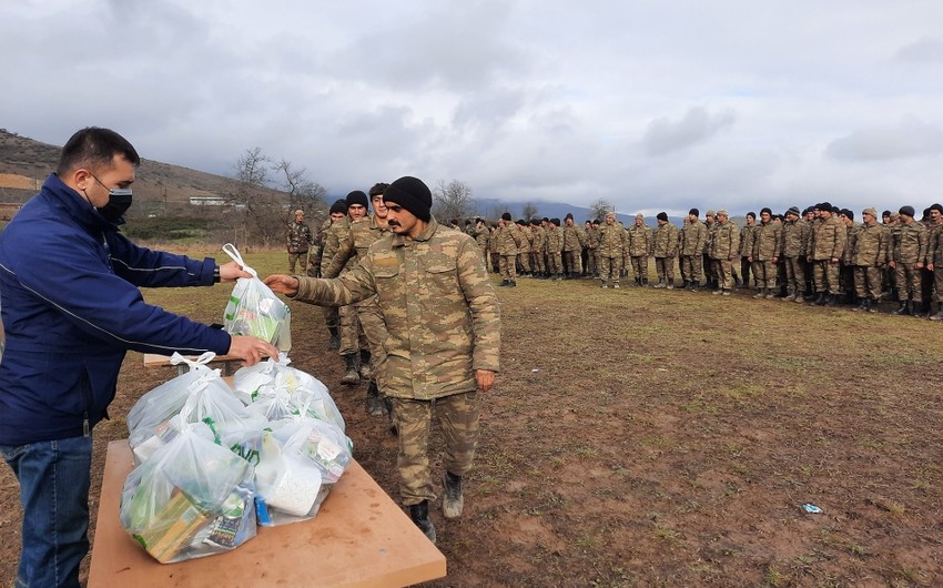Mehriban Əliyevanın təşəbbüsü ilə hərbçilərimizə dəstək aksiyasına başlanıldı