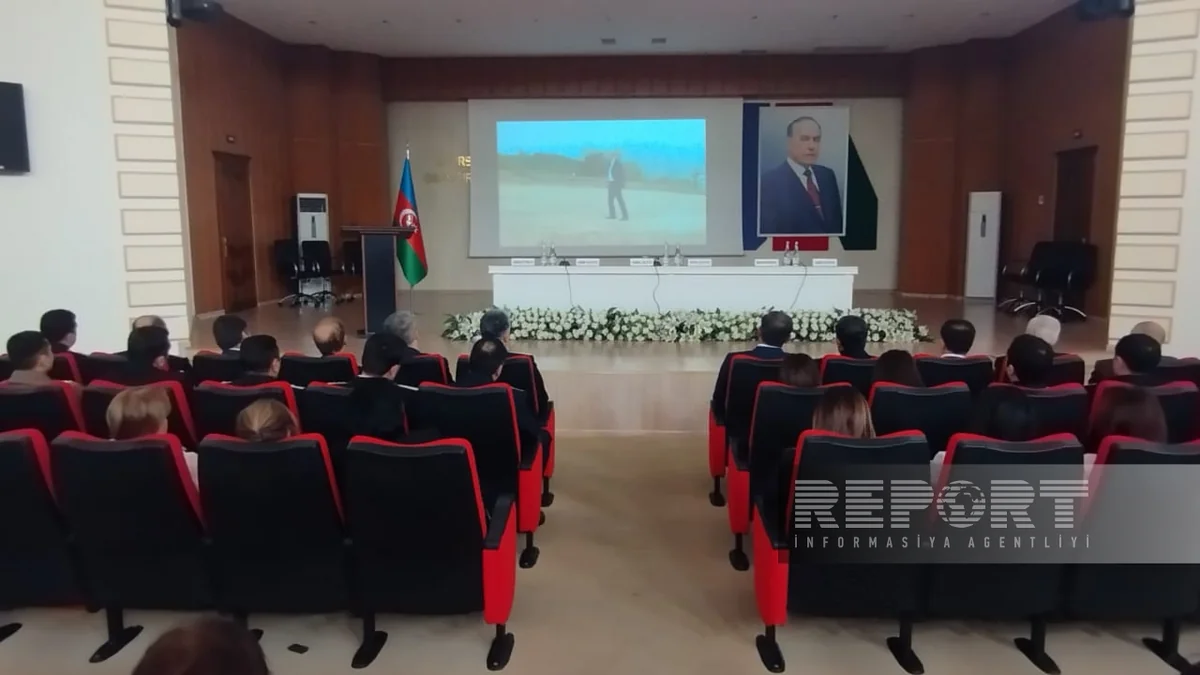 Göyçayda “Heydər Əliyev İli” münasibətilə işgüzar konfrans keçirilib