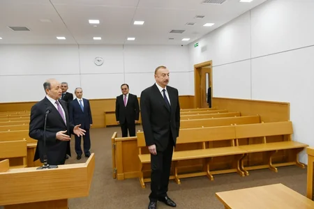 Prezident Binəqədi Rayon Məhkəməsinin yeni inzibati binasının açılışında iştirak edib - YENİLƏNİB