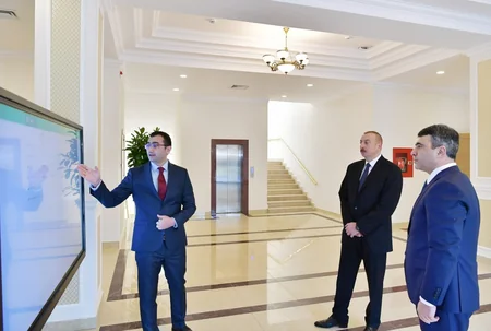 Prezident İlham Əliyev Tərəvəzçilik Elmi-Tədqiqat İnstitutunun açılışında iştirak edib - YENİLƏNİB
